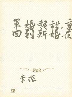 军婚超甜,重生回到新婚夜