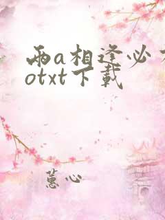 两a相逢必有一otxt下载