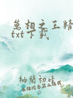 万相之王精校版txt下载