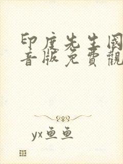 印度先生国语配音版免费观看