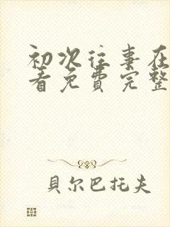 初次往事在线观看免费完整版高清