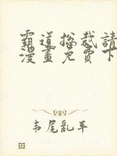 霸道总裁请轻撩漫画免费下拉式六漫画