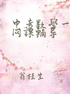 中考数学一对一网课辅导