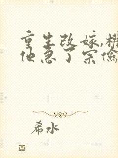 重生改嫁,权臣他急了宗俭宁檀全文小说