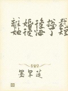 离婚后总裁老婆她后悔了短剧