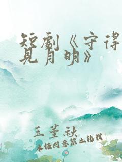 短剧《守得云开见月明》