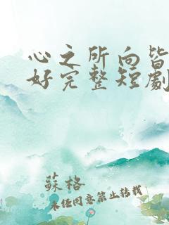 心之所向皆为美好完整短剧