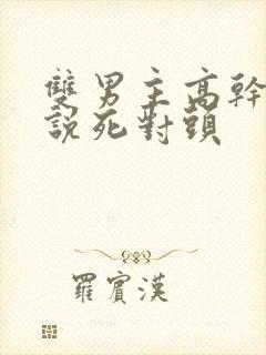 双男主高干文小说死对头