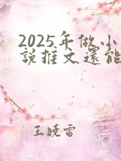 2025年做小说推文还能赚钱吗