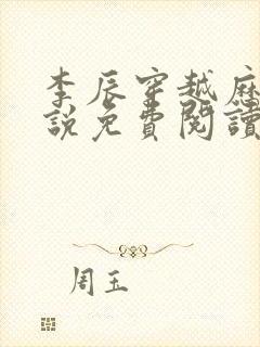 李辰穿越历史小说免费阅读全文最新