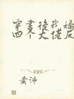 穿书后我娇养了四个大佬反派是什么