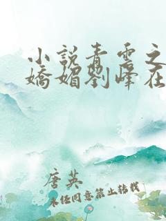 小说青云之红颜娇媚刘峰在线阅读