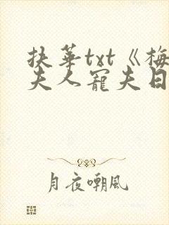 扶华txt《梅夫人宠夫日常》