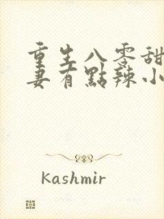 重生八零甜宠娇妻有点辣小说