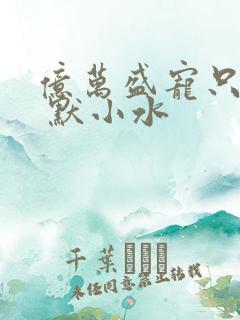 亿万盛宠只为你 默小水