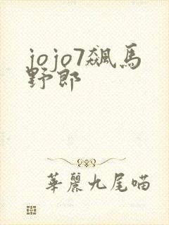 jojo7飙马野郎