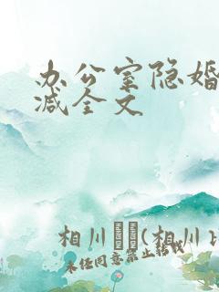 办公室隐婚无删减全文