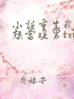 小说重生我真没想当暖男txt