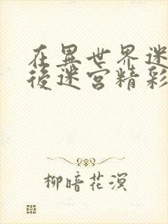 在异世界迷宫开后迷宫精彩片段