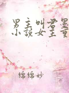 男主叫君墨寒的小说女主重生