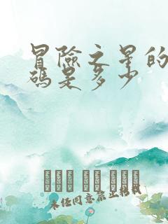 冒险之星的兑换码是多少