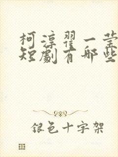 柯淳翟一莹演的短剧有哪些