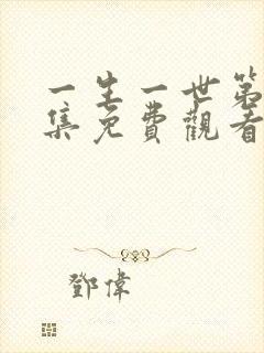 一生一世第30集免费观看策驰影院