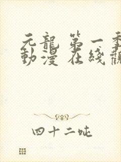 元龙 第一季 动漫 在线观看