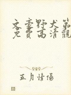 文豪野犬第二季免费高清观看全集