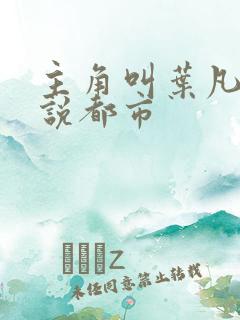 主角叫叶凡的小说都市