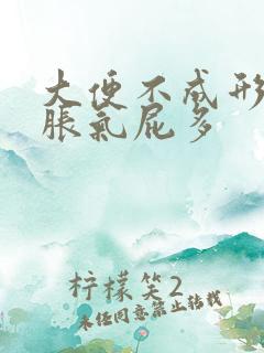 大便不成形肚子胀气屁多