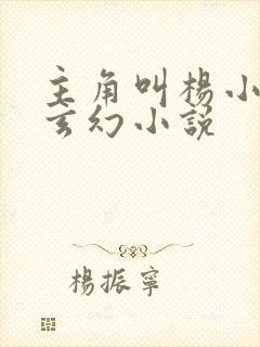 主角叫杨小天的玄幻小说