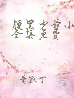 腹黑少爷小甜妻全集免费