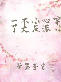 一不小心穿越成了大反派 小说