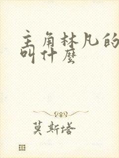 主角林凡的小说叫什么