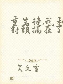 重生后,我和死对头搞在了一起