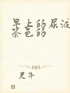 早上的尿液是红茶色的