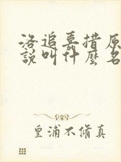 洛追嘉措原著小说叫什么名字