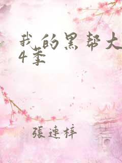 我的黑帮大佬第4季