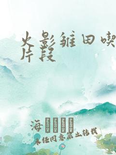 火影雏田吃大狙片段