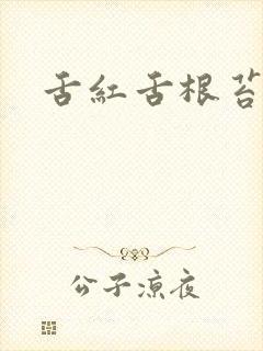 舌红舌根苔厚腻