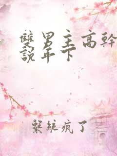 双男主高干文小说年下