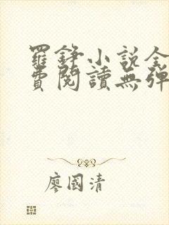 罗铮小说全文免费阅读无弹窗