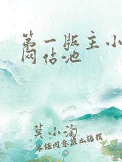 第一版主小说网网站池