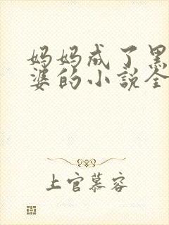 妈妈成了黑鬼老婆的小说全文阅读