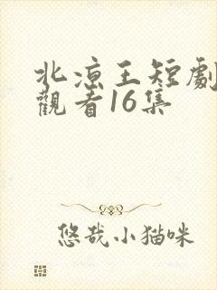北凉王短剧在线观看16集