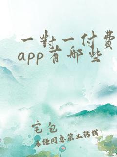 一对一付费聊天app有哪些