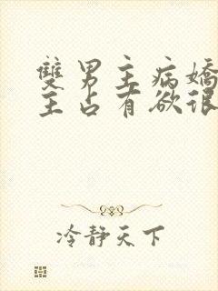 双男主病娇文男主占有欲很强