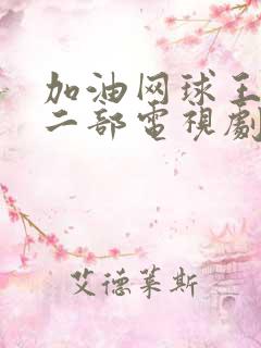 加油网球王子第二部电视剧