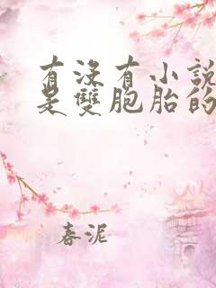 有没有小说女主是双胞胎的